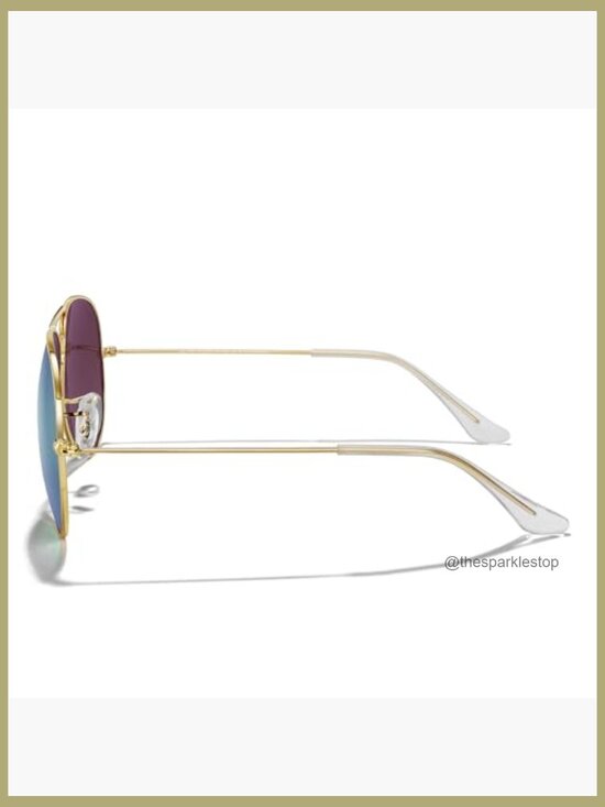 Metal Frame Polarized Aviator Sunglasses with UV Protection main image 4